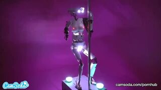 CamSoda - Sex Robot Cam Girl Twerks and Orgasms