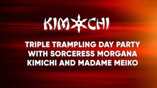 Triple Trampling Day Party with Sorceress Morgana, Kimichi and Madame Meiko - WMV
