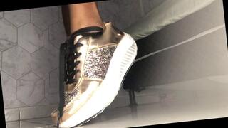 Ebony Sneaker Fetish!