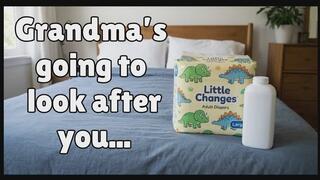 Grandma changes your diaper | (Grandma story part 2) | ABDL roleplay audio copy