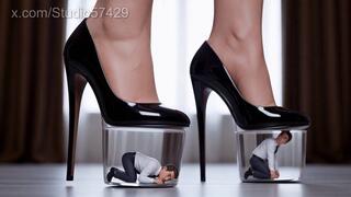 Survive Inside Giantess High Heel Platform Shoes