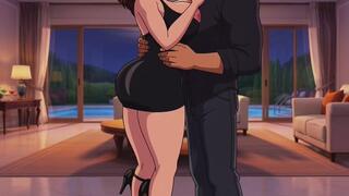 Blind Kiss at Party Ignites Burning Desire and Leads to Steamy Night with My Hot Curvy Roommate AI generated