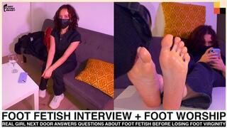 19YO Student In a Hot Foot Fetish interview Answers Questions Before Getting Her Feet Absolutely Devoured By a Foot Perv - Foot Fetish Interview Volume 6 - COLLECTORS EDITION
