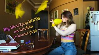 I Soak the Inside with my Saliva... Then Blow2Pop It Loud (+bonus pop)