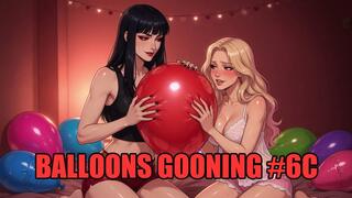Balloons Gooning #6C: Mistress Balloon Trance (Animated, Music)