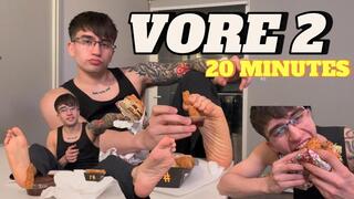 VORE 2. THIS FOOD SHOULD BE YOU. REAL EXPERIENCE.