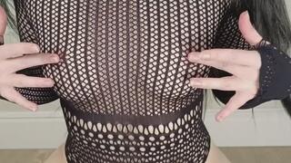Dirty Talk in a See-Through Bodysuit with a Little Twist
