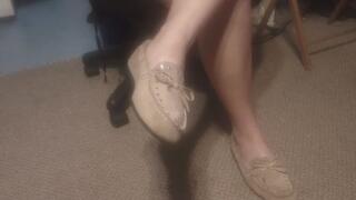 Wiggling in My Mocs In Blow Sweat and Semen Filthy
