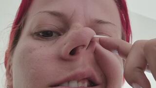 Big Nose Brat Tease – Angry Expressions, Nose Picking & Huge Nostril Wrinkling Fetish