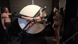 Whippings for the slave fool his Mater with the help of his friend