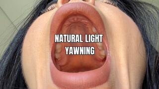 Natural light yawning - OnlyVanessa