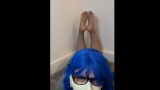 Jean shorts Grey Pantyhose
