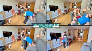 Brutalized In The Bed (The Prequel) | Kortney Olson Gives Her Slave a Beatdown Before The Main Beatdown | Total Muscle Domination with Ballbusting, Face Slapping, Spanking, and More - HD (WMV)