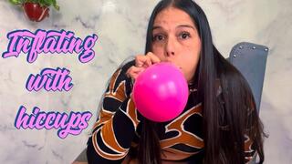 Inflating with hiccups