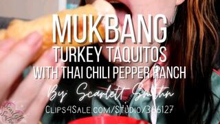 Mukbang Turkey Taquitos