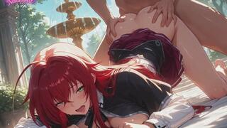 Rias Gremory Fuck in the Secret Garden AI animation