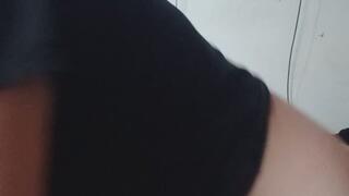 My thong smelled so strong I had to check... it was soaked with thick, sticky discharge, perfect for getting your fingers messy. I opened it all up for you and gave you my hottest spurt. Are you brave enough to see how far I went? Unblock me and I'll