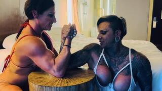 Kandylegs Armwrestles Dominique Danger