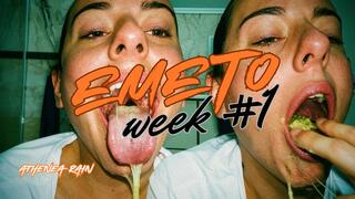 Rough Gag Reflex Throw Up — Messy Emeto Mouth POV