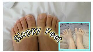Long nails, sloppy feet