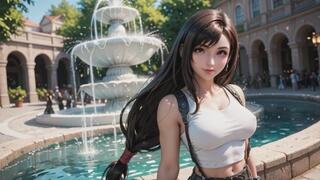 ai anime girl tifa lockhart gangbang sex in sauna