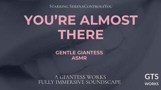(ASMR) You're Almost There - Whispered Giantess Soft Domme Comfort Control - Full Skin Contact Surrender Audio by GTS Works
