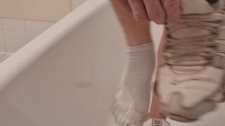 Masturbating With Messy Nike