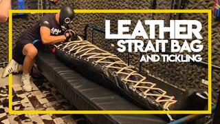 Straight Leather Sack + Tickling (1080p) Gay Bondage - Gay Domination - Leather - Tickling - Foot Fetish - BDSM