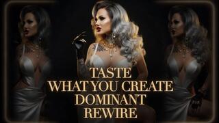 TASTE WHAT YOU CREATE - DOMINANT REWIRE