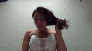 Under the wedding dress of the giantess LORY c