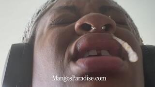 Giant Snotty Nose | Ebony Giantess, Wide Nostrils, & Sneezing with Temptress Mango