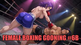 Female Boxing Gooning #6B: Boxing Queen Mesmeric Goon Trance (Animated)