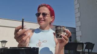 NICOTINE CRAVING Hooked Chain Smoking & Coffee