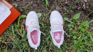 Pink Nike Air Zoom Bella 6 muddy