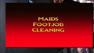 Housemaids Footjob Cleaning 3