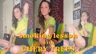 a smoking lesson with your babysitter