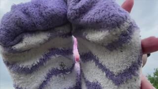 lean My Filthy Smelly Socks With Your Mouth, Slave