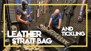 Straight Leather Sack + Tickling (1080p) Gay Bondage - Gay Domination - Leather - Tickling - Foot Fetish - Gas Mask - BDSM