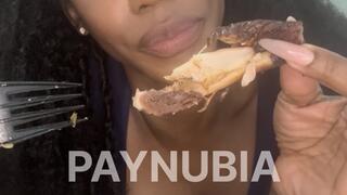 You Wish You Were This Chicken Thigh On My Lips - Ebony Goddess Food Humiliation & GFE