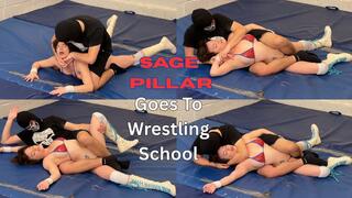 Sage Pillar Goes To Wrestling School 4K 3840 2160