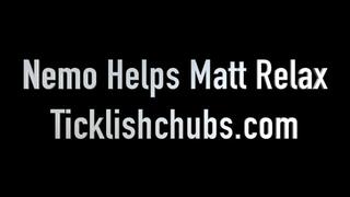 Nemo Helps Matt Relax by Massaging and Worshiping His Feet, Licking Each Toe Making Matt Moan (1080p HD)