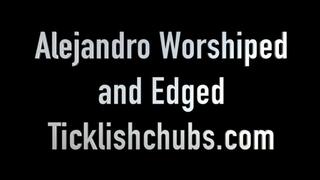 Straight Guy Alejandro Bound, Feet Worshiped, Cock Edged and Pleasured to Orgasm and Post Orgasm (1080pHD)