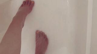 POV: Soapy Feet Shower Tease