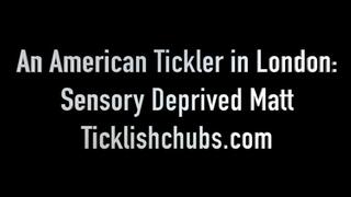 An American Tickler in London: Sensory Deprived Matt Gets Foot and Body Tickling While Blindfolded and Unable to Hear (1080p HD)