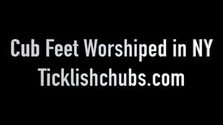 Adorable Bear Cub Feet Foot Worshiped and Feet Licked and Sucked on in NY (1080p HD)