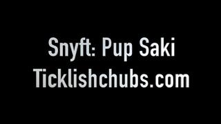 Snyft: Pup Saki's Foot Worship and Feet Tickling Sending Him into Fits of Hysterical Laughter (1080p HD)