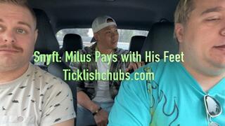 Snyft: Milus Pays for His Car Ride by Having His Driver Worship and Tickle His Feet with Ryder as Matt Fellow Worshiper and Tickler (1080p HD)