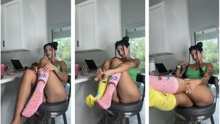Socks and thighs