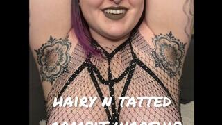 Hairy and Tatted Armpit Worship