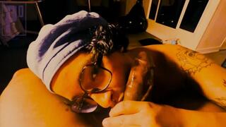 Blowjob and Pegging With Brown Skinned Canadian Slut